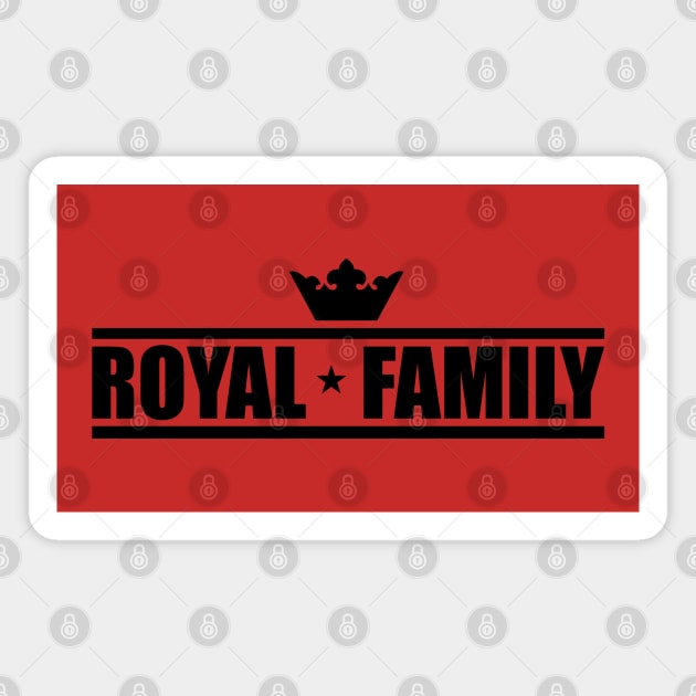 Royal family black Magnet by God Given apparel